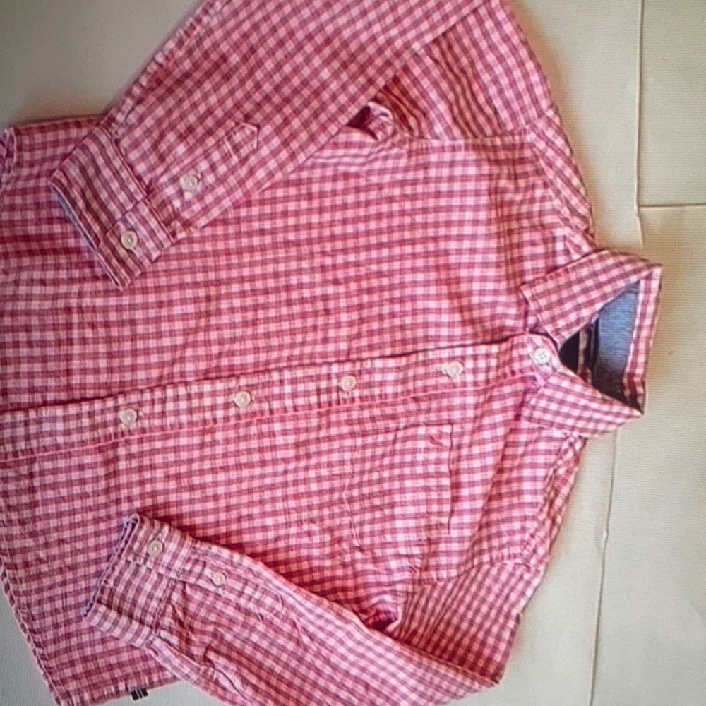 Pink Nautica Boys Dress shirt size 7